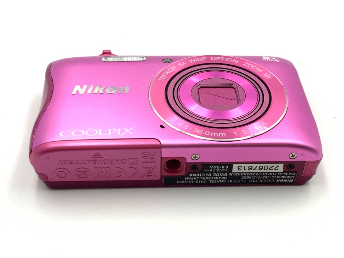 中古：B(並品)】ニコン COOLPIX S3700PK ピンク | 2103280283038