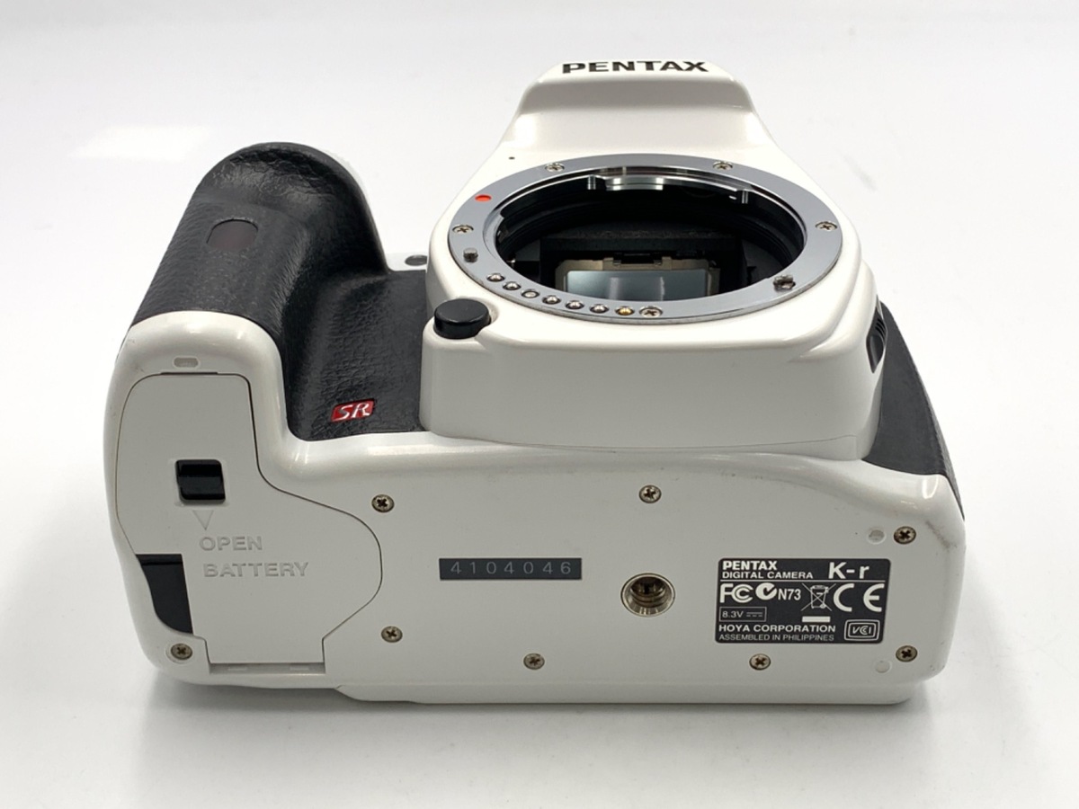 【動作品】 PENTAX K-r ホワイト デジタル一眼レフ 中古：B(並品)】ペンタックス K-r ボディ ホワイト | 2103280334143