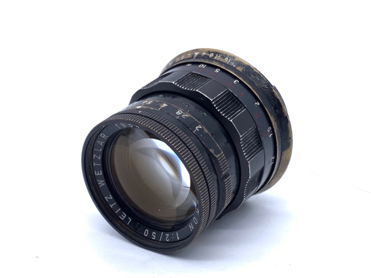 【中古】ライカ ズミクロンM 50mm F2 固定 後期 ブラックペイント