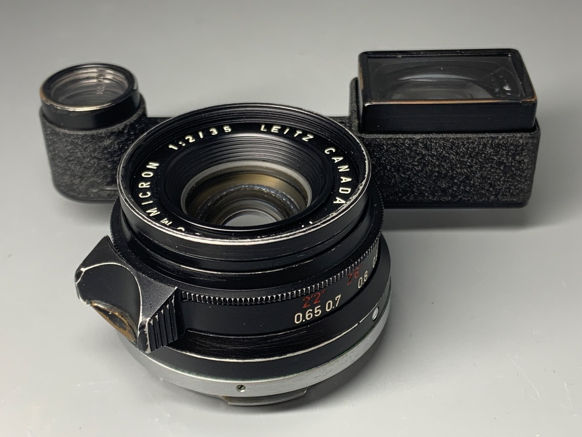 【中古】ライカ ズミクロンM 35mm F2 眼鏡付 ブラック