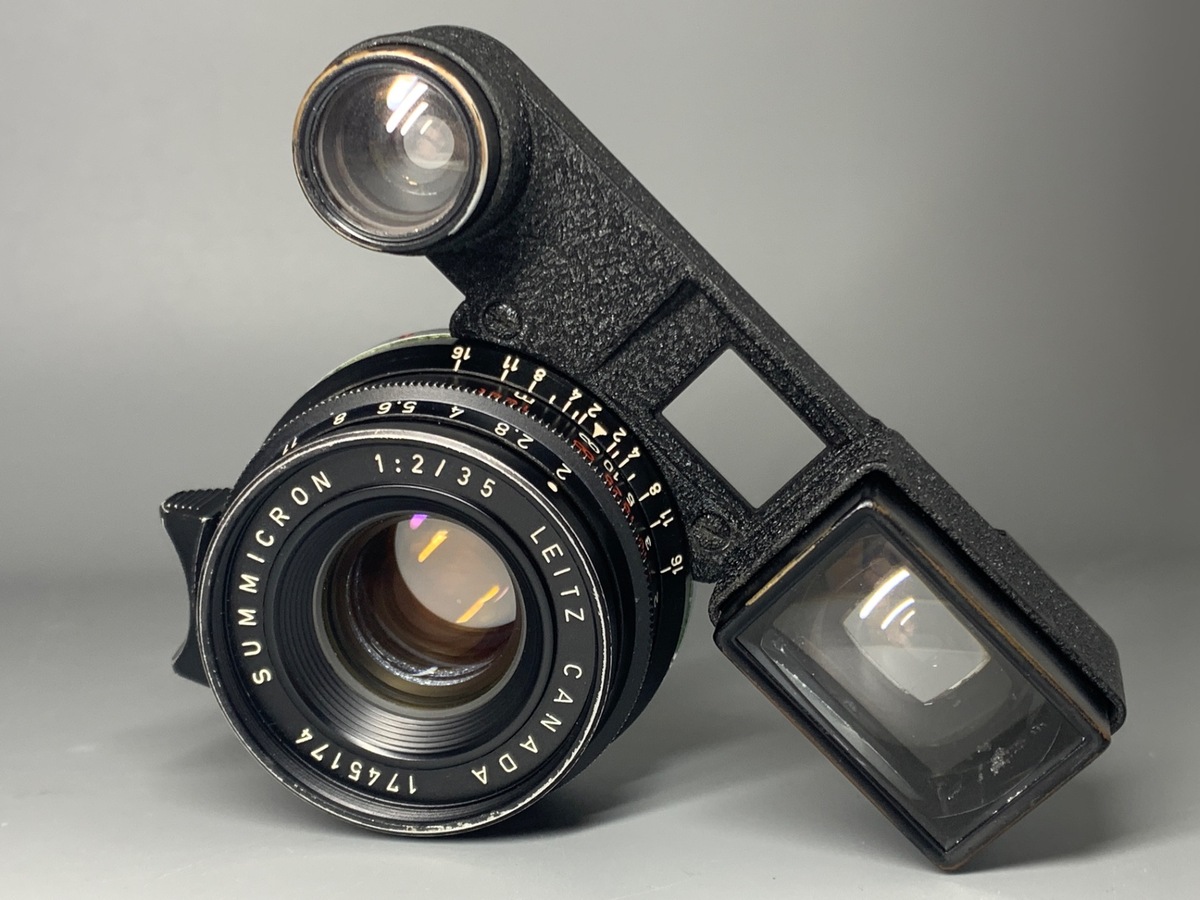 【中古】ライカ ズミクロンM 35mm F2 眼鏡付 ブラック