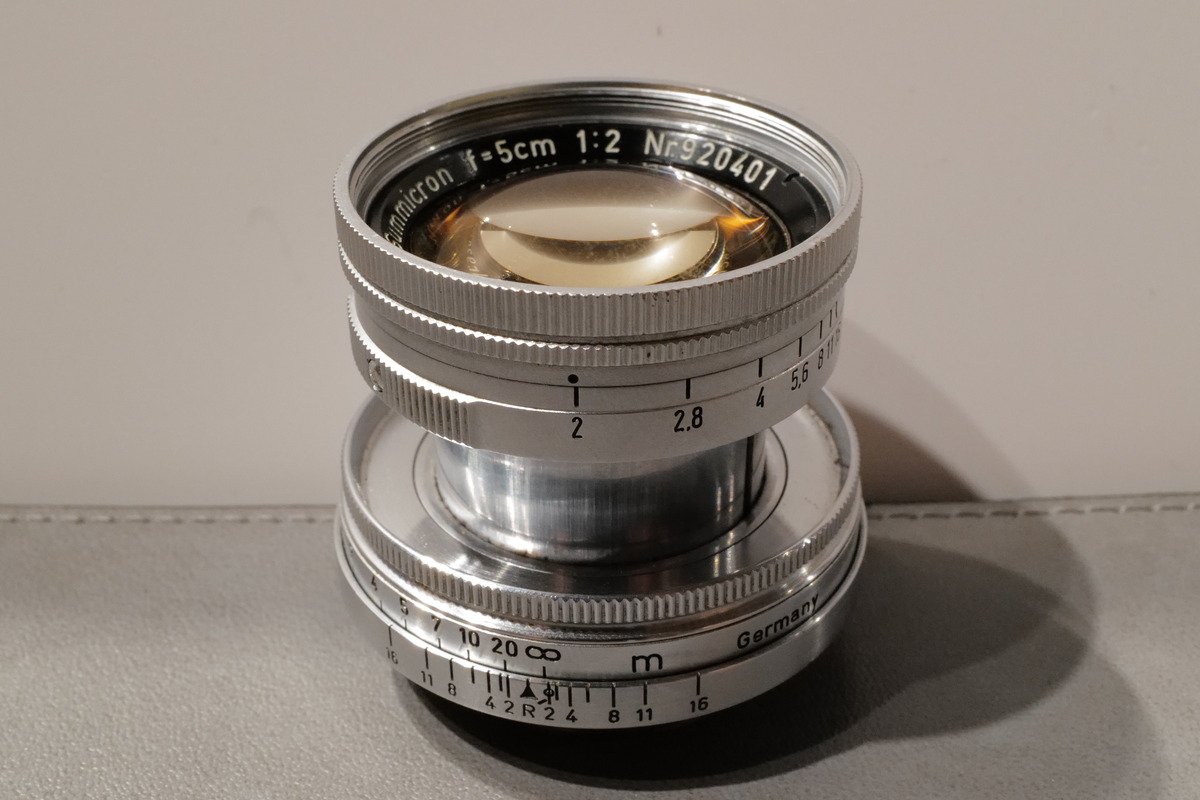 中古：AB(良品)】ライカ ズミクロンL 50mm F2 沈胴(初期アンダー