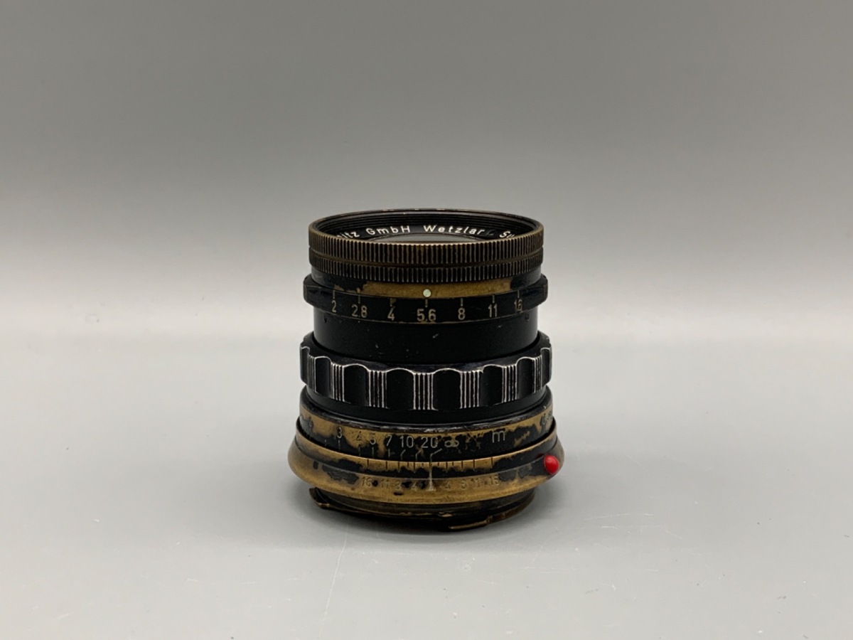 【中古】ライカ ズミクロンM 50mm F2 固定 前期 ブラックペイント
