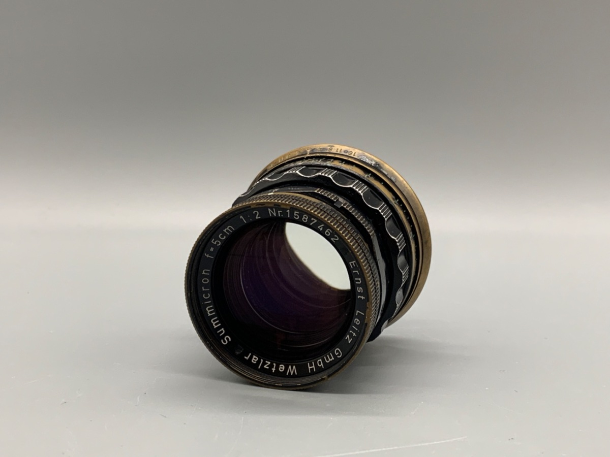 【中古】ライカ ズミクロンM 50mm F2 固定 前期 ブラックペイント