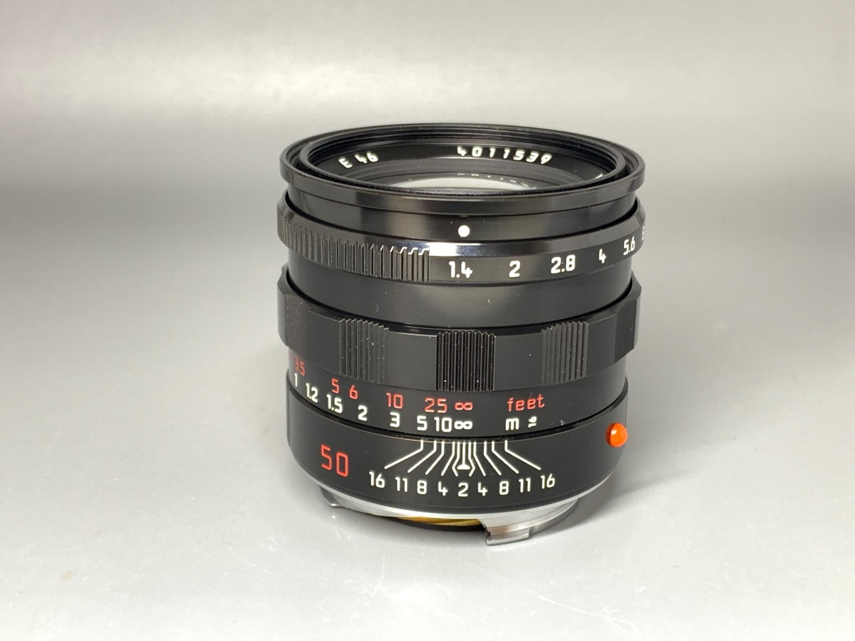 ライカ ズミルックスM 50mm F1.4ミレニアムブラックペイント