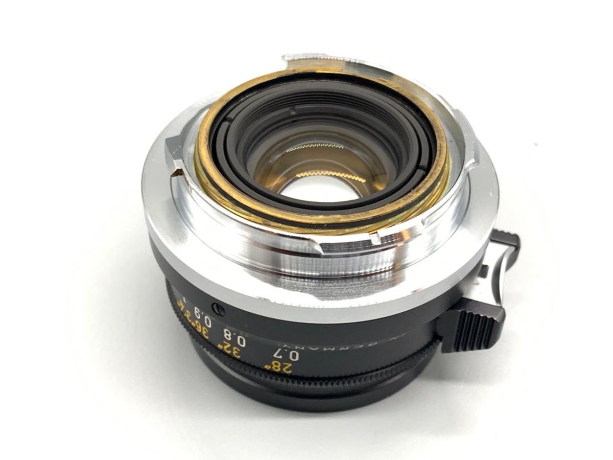 【中古】ライカ ズミクロン M 35mm F2 ブラック 8枚玉 イエロースケール