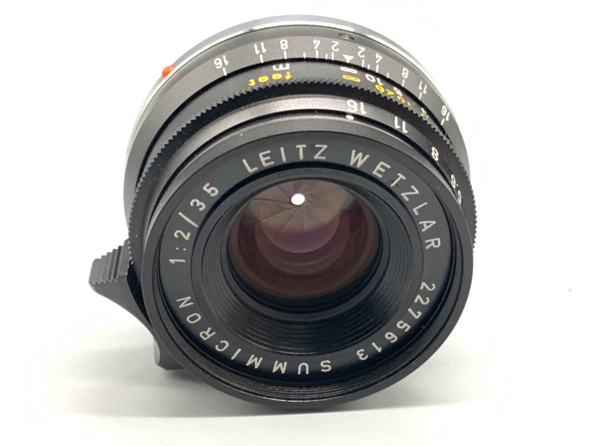 【中古】ライカ ズミクロン M 35mm F2 ブラック 8枚玉 イエロースケール