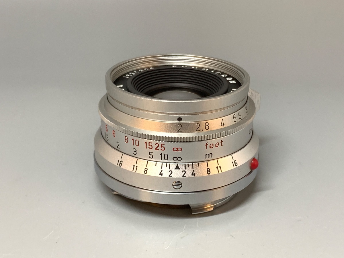 【中古】ライカ ズミクロンM 35mm F2 クローム 8枚玉