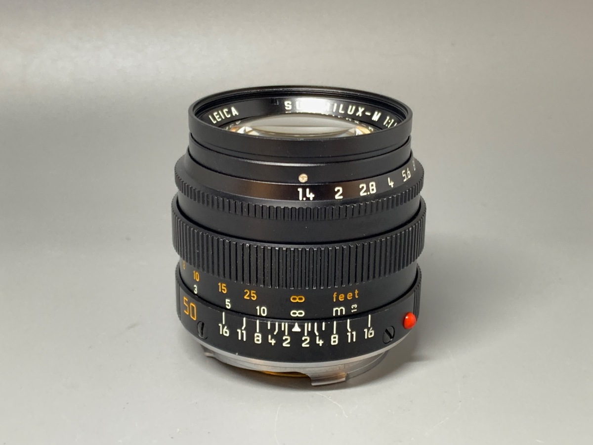 ライカ ズミルックスM 50mm F1.4 E43 ブラック 中古：B(並品)】ライカ ズミルックスM 50mm F1.4 E43 ブラック