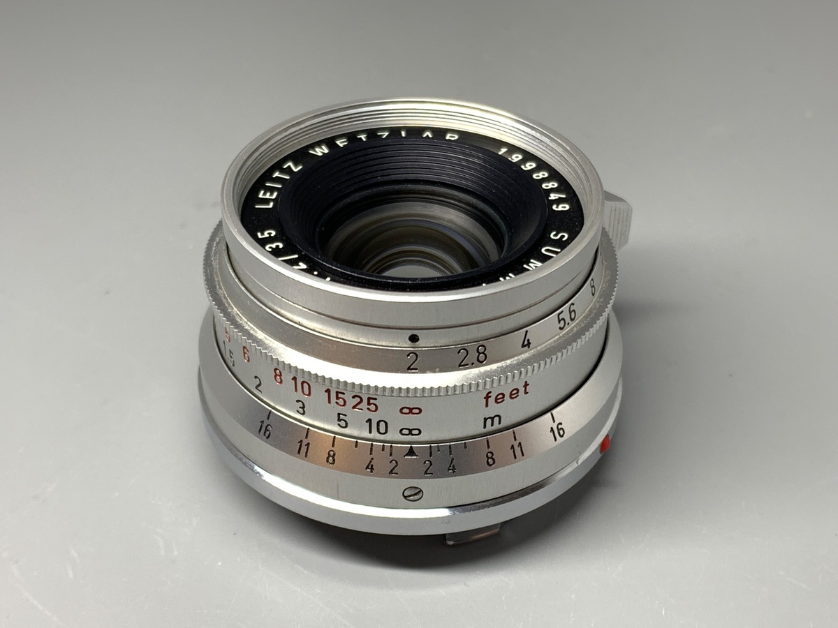 中古：AB(良品)】ライカ ズミクロンM 35mm F2 クローム 8枚玉(ドイツ