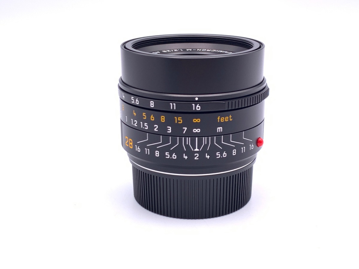 【中古】ライカ ズミクロン M f2/28mm ASPH. ブラック [11618]