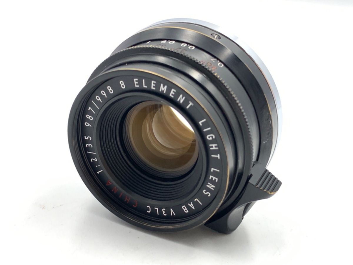 【中古】LIGHT LENS LAB M 35mm f/2 ライカM用 ブラックペイント