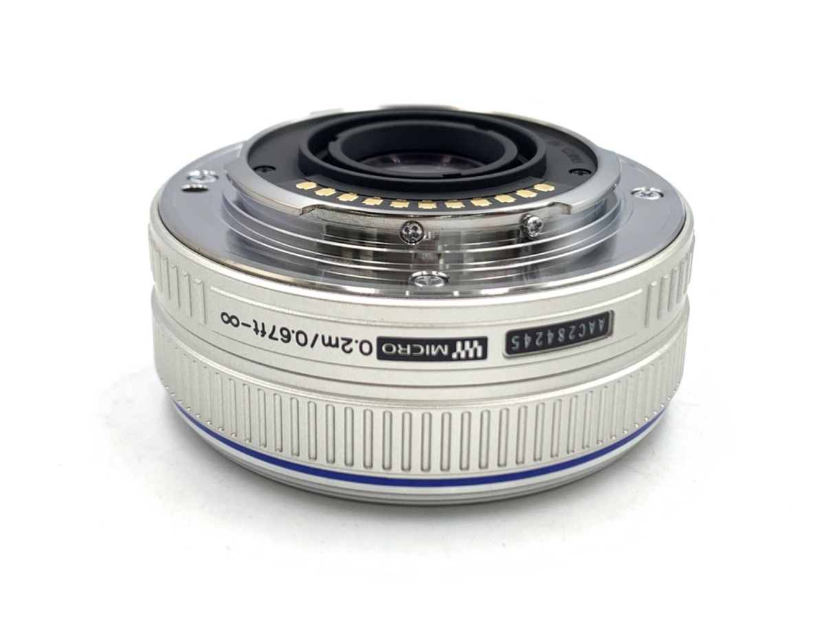 中古：B(並品)】オリンパス M.ZUIKO DIGITAL 17mm F2.8 シルバー