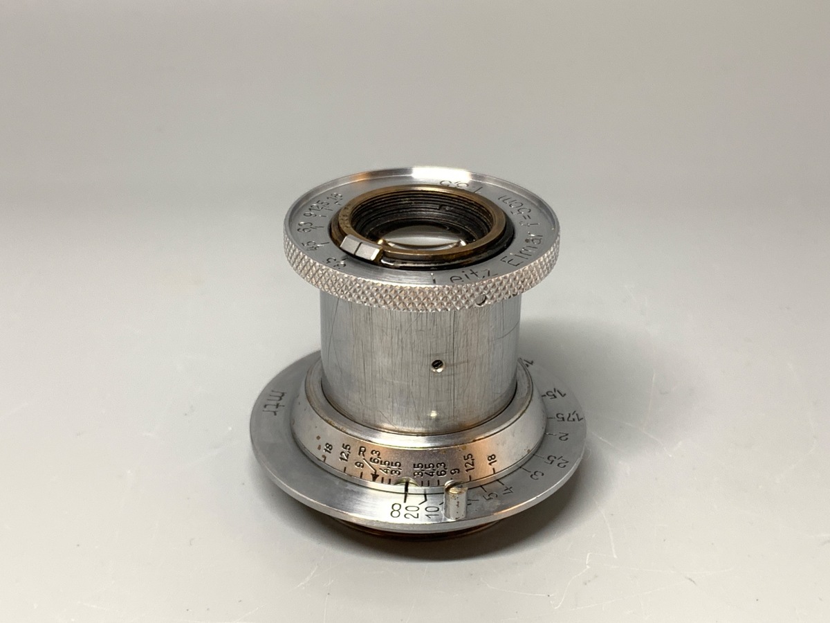 ライカ・沈胴 エルマー 9cm（実用中古品） 中古：B(並品)】ライカ エルマーL 50mm F3.5 沈胴