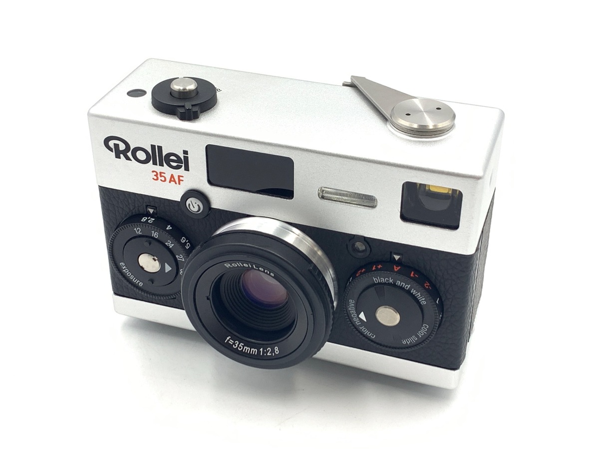 未使用品 Rollei 35 AF クローム Rollei ローライ 35AF （クローム） フィルムカメラ 日本語取扱