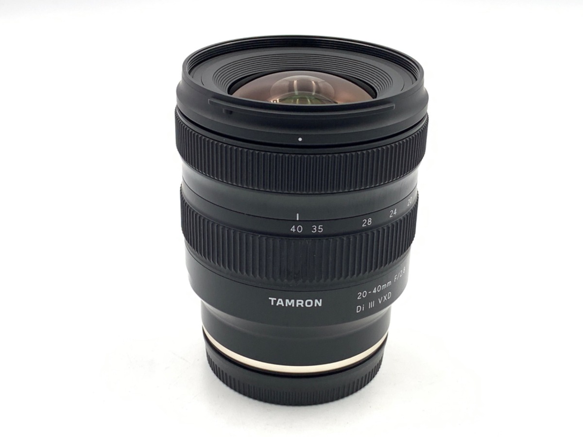 美品 タムロン 120-40mm F/2.8 Di III VXD (A062) Amazon.co.jp: タムロン 20-40mm F/2.8 Di III VXD A062 ソニーE