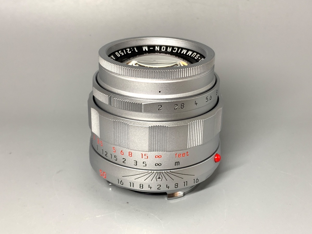 【中古】ライカ アポズミクロン M 50mm F2 ASPH.LHSA シルバー
