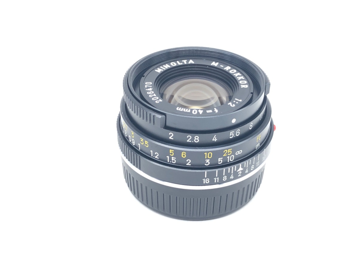中古：AB(良品)】ミノルタ（MINOLTA） MロッコールQF 40mm F2 (CL用 