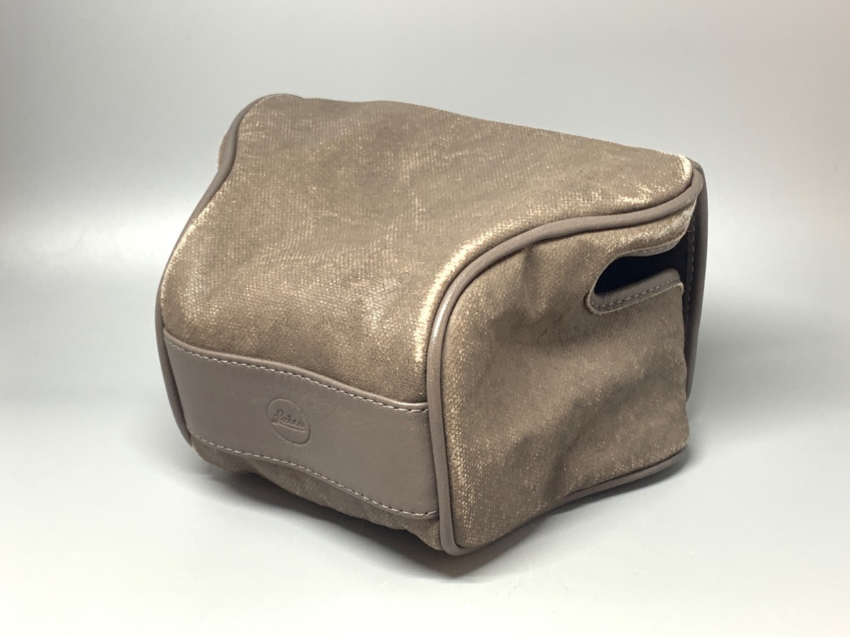 【中古】ライカ Q2用エタスポーチ コーテッドキャンバス ストーングレイ
