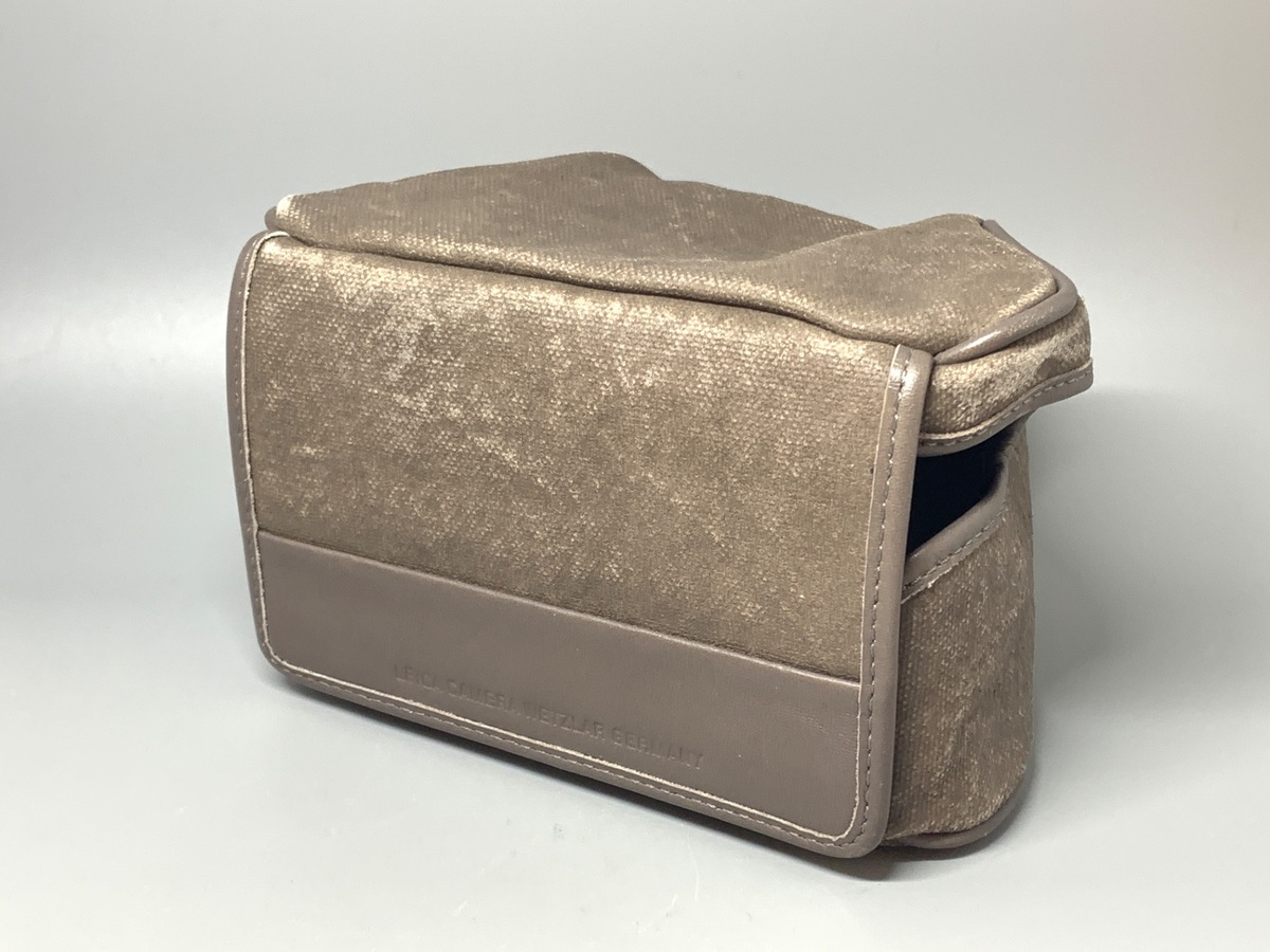 【中古】ライカ Q2用エタスポーチ コーテッドキャンバス ストーングレイ