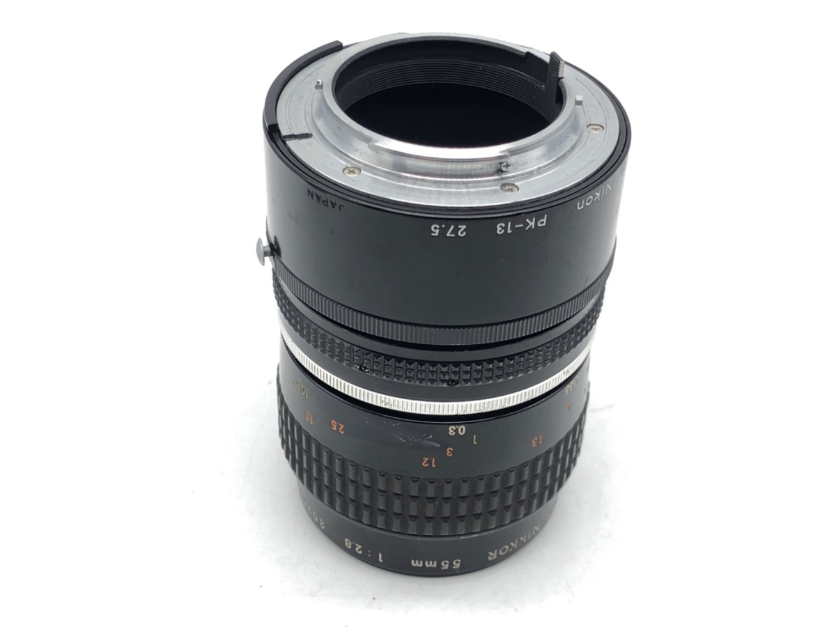 ニコンマイクロニッコールレンズ５５ミリf2.8接写リングPK13 ニコンマイクロニッコールレンズ55ミリf2.8接写リングPK13 AI