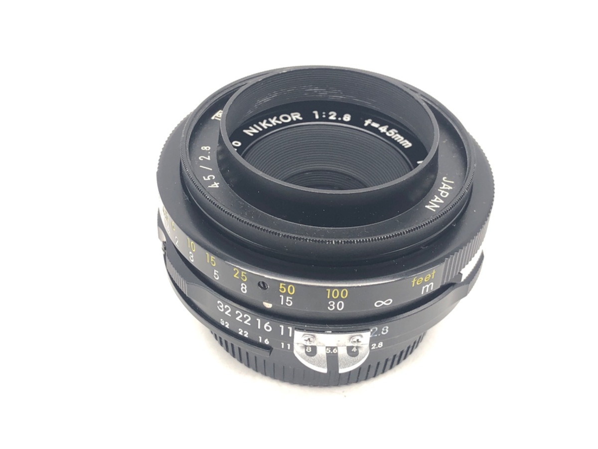 中古：B(並品)】ニコン Auto Nikkor 45mm F2.8 GN Cなし