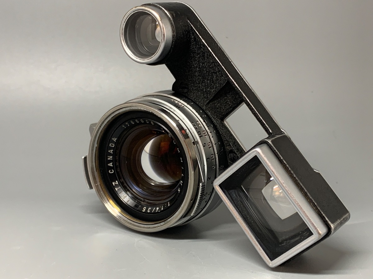 【中古】ライカ ズミルックスM 35mm F1.4 初期眼鏡付 クローム