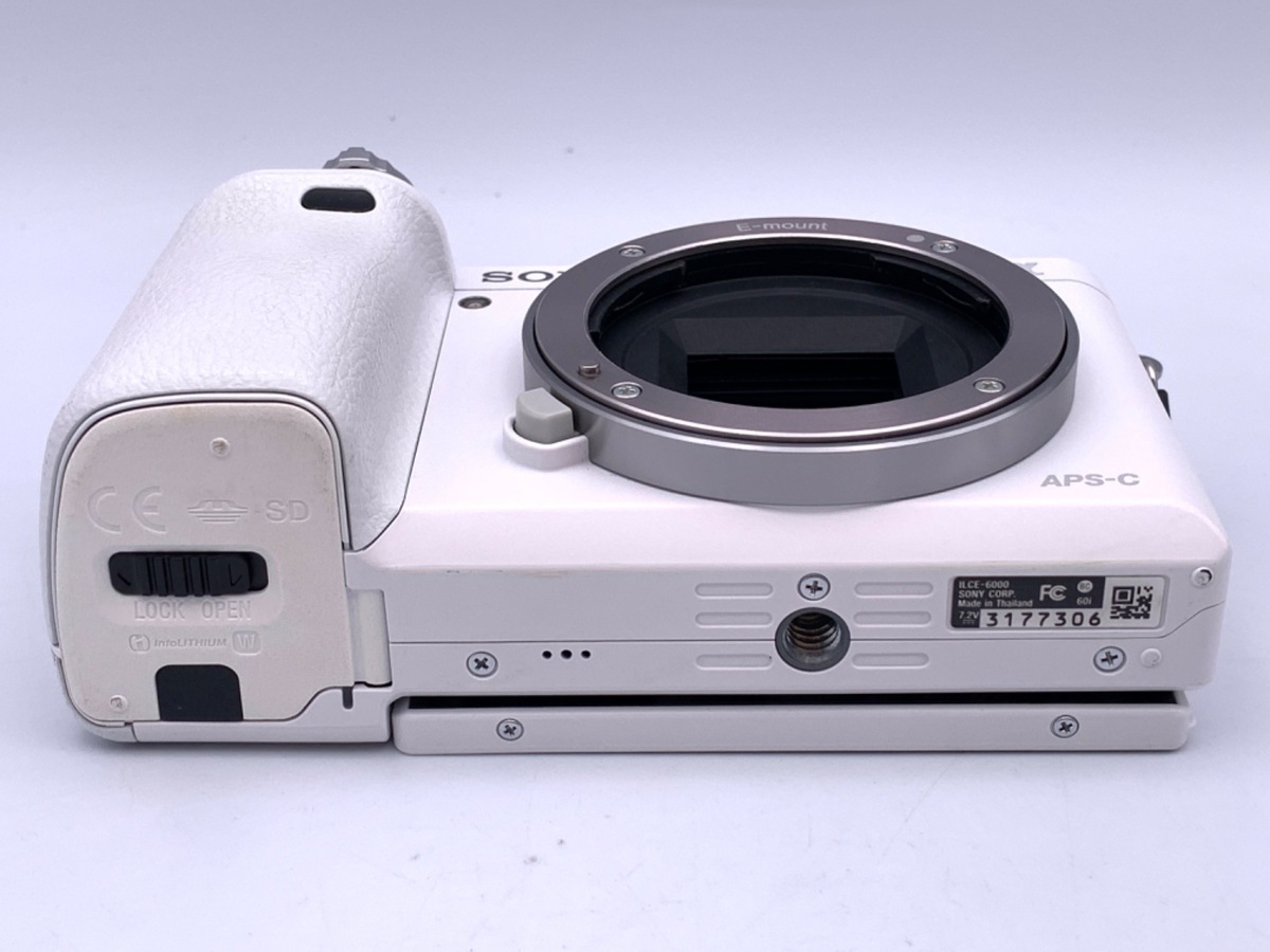 中古：B(並品)】ソニー α6000 ボディ ホワイト [ILCE-6000
