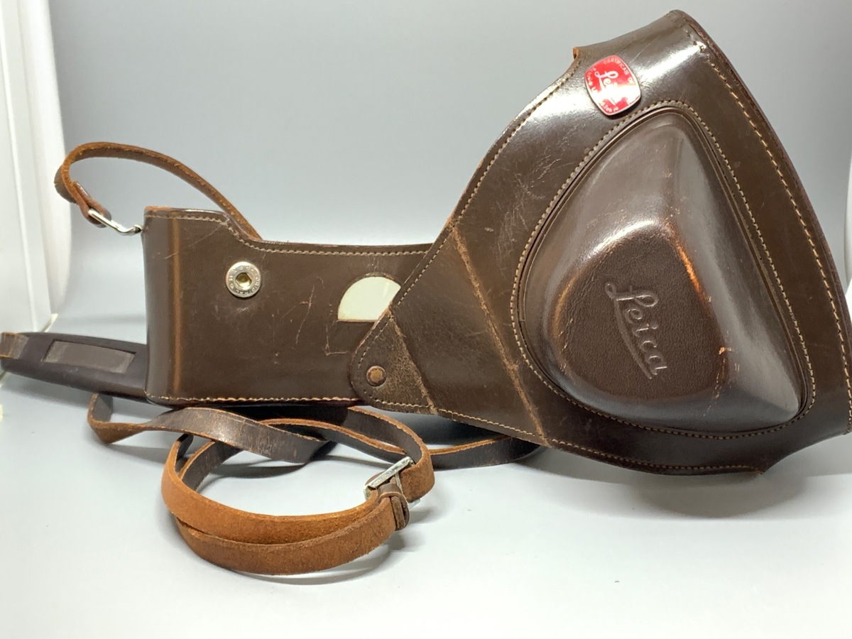 【中古】ライカ ライカM3用 革ケース(太ネジ)