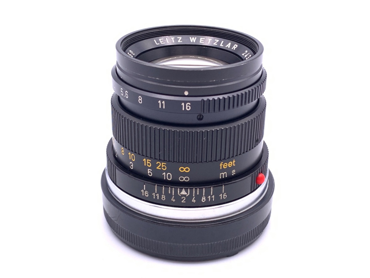 【中古】ライカ ズミクロンM 50mm F2 ブラック(2代目) ブラッククローム＆ブラックペイントハイブリッド