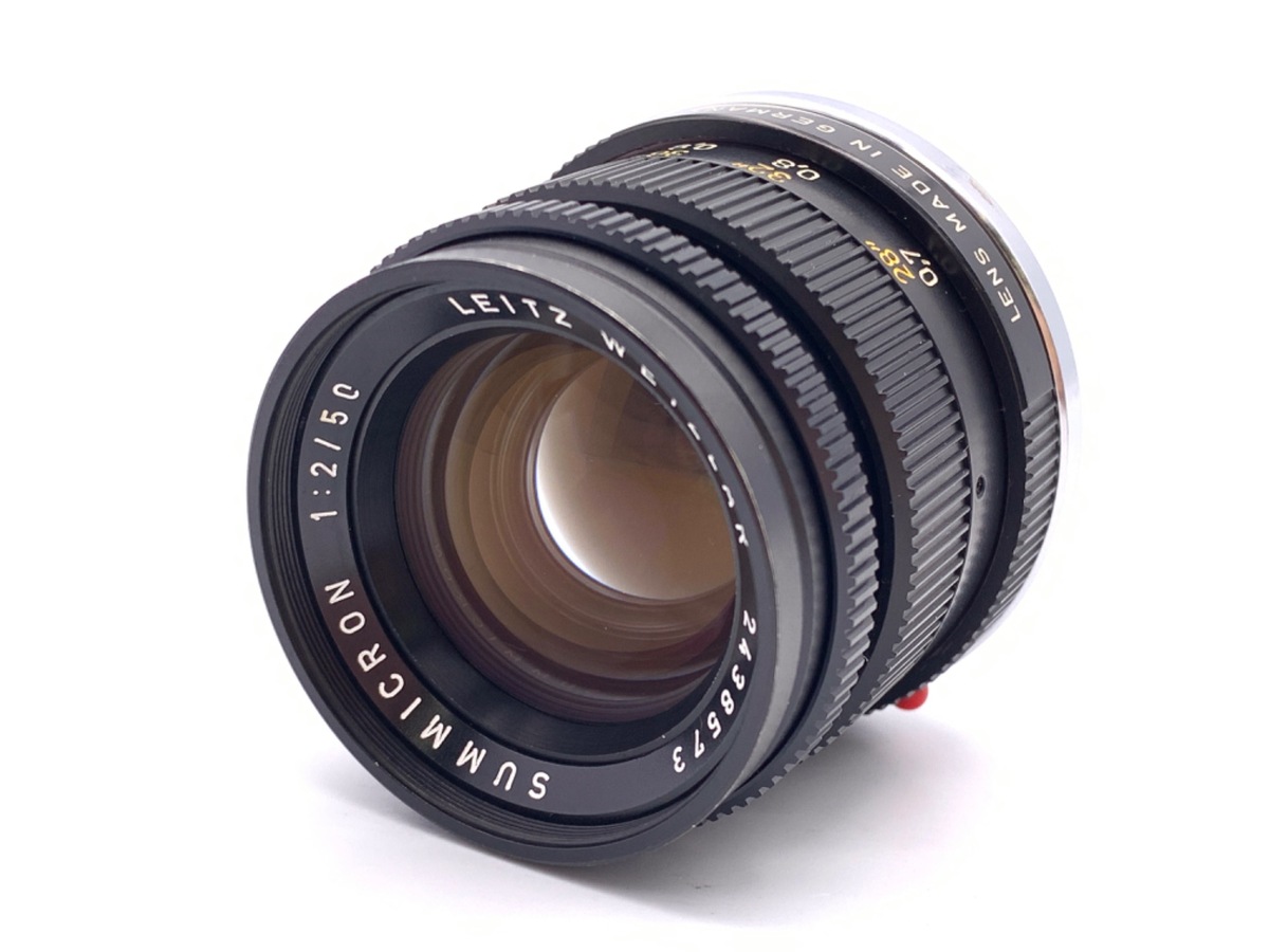 【中古】ライカ ズミクロンM 50mm F2 ブラック(2代目) ブラッククローム＆ブラックペイントハイブリッド