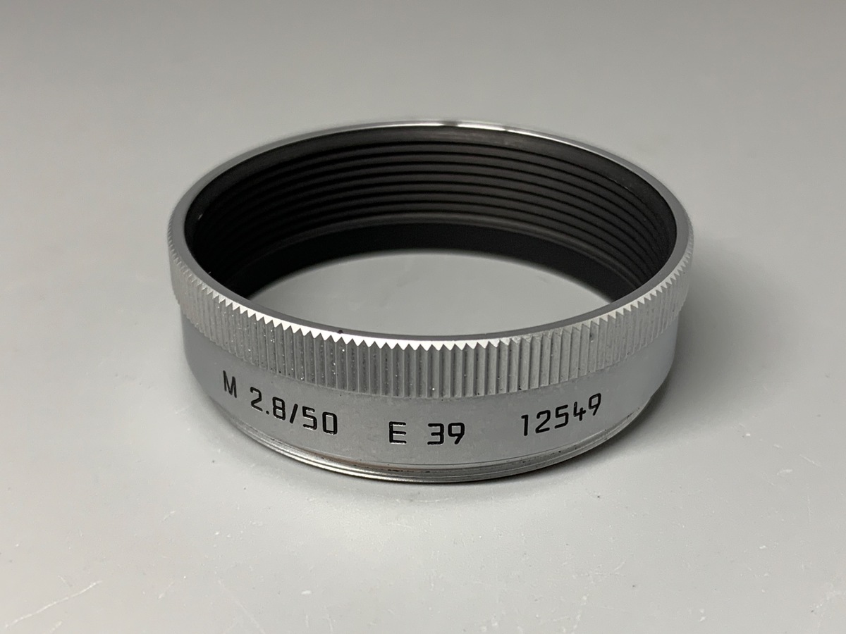 【中古】ライカ 12549 レンズフード シルバー （エルマー）
