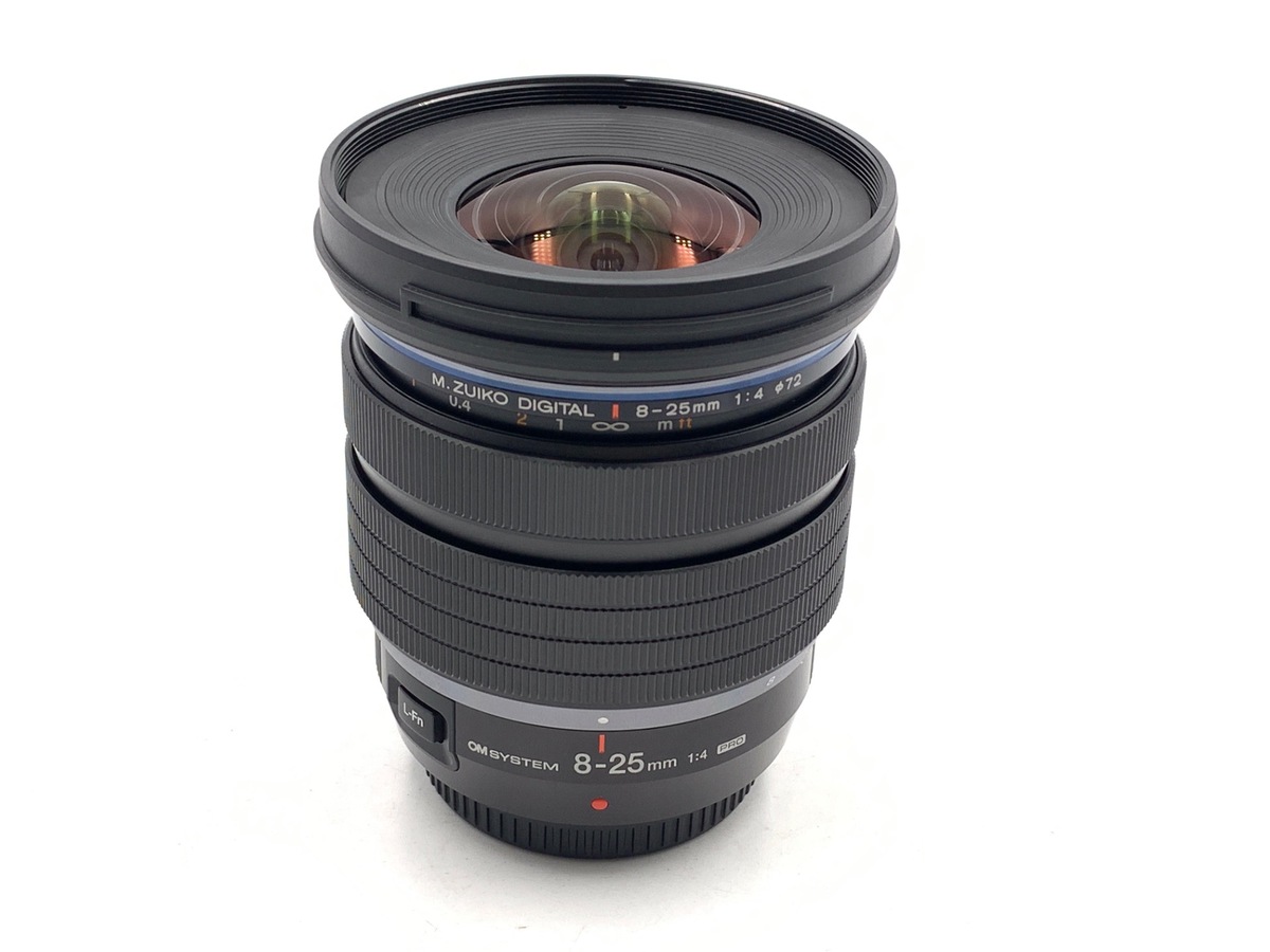 【中古】OM SYSTEM M.ZUIKO DIGITAL ED 8-25mm F4.0 PRO ブラック