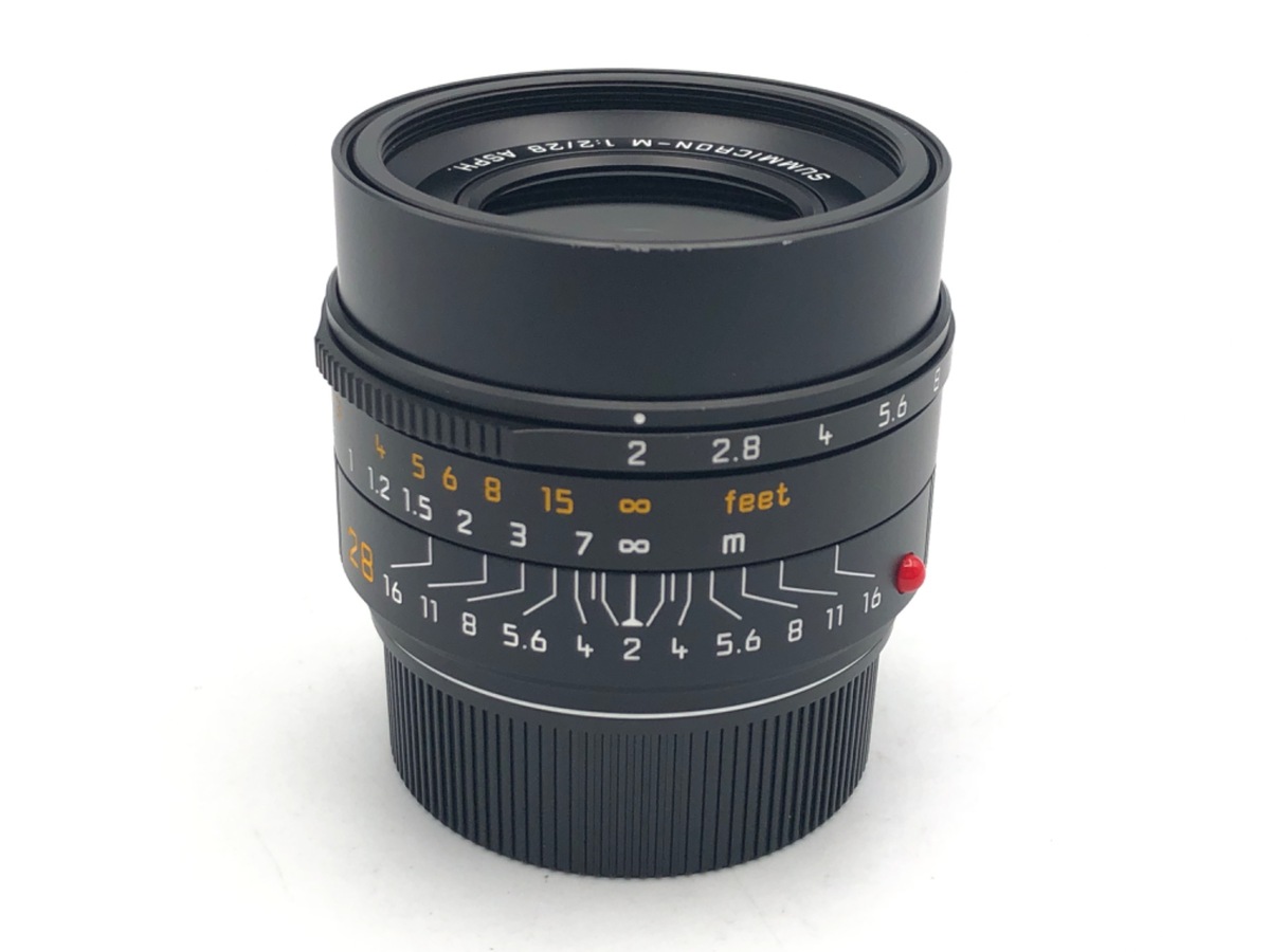中古：A(美品)】ライカ ズミクロン M f2/28mm ASPH. ブラック [11618