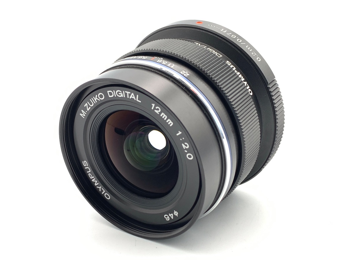 【中古】オリンパス M.ZUIKO DIGITAL ED 12mm F2.0 ブラック