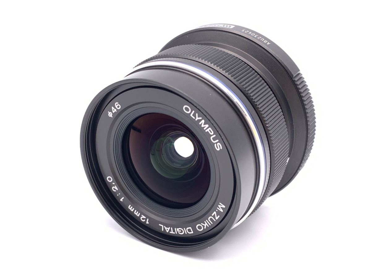 【中古】オリンパス M.ZUIKO DIGITAL ED 12mm F2.0 ブラック