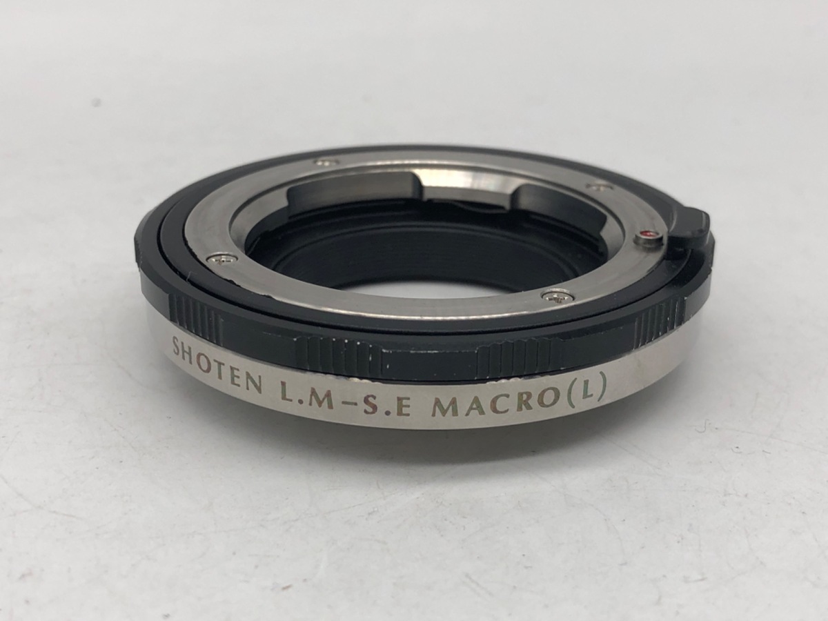 【中古】SHOTEN（ショウテン） LM-SE M(L) マウントアダプター [レンズ側：ライカM ボディ側：ソニーE]