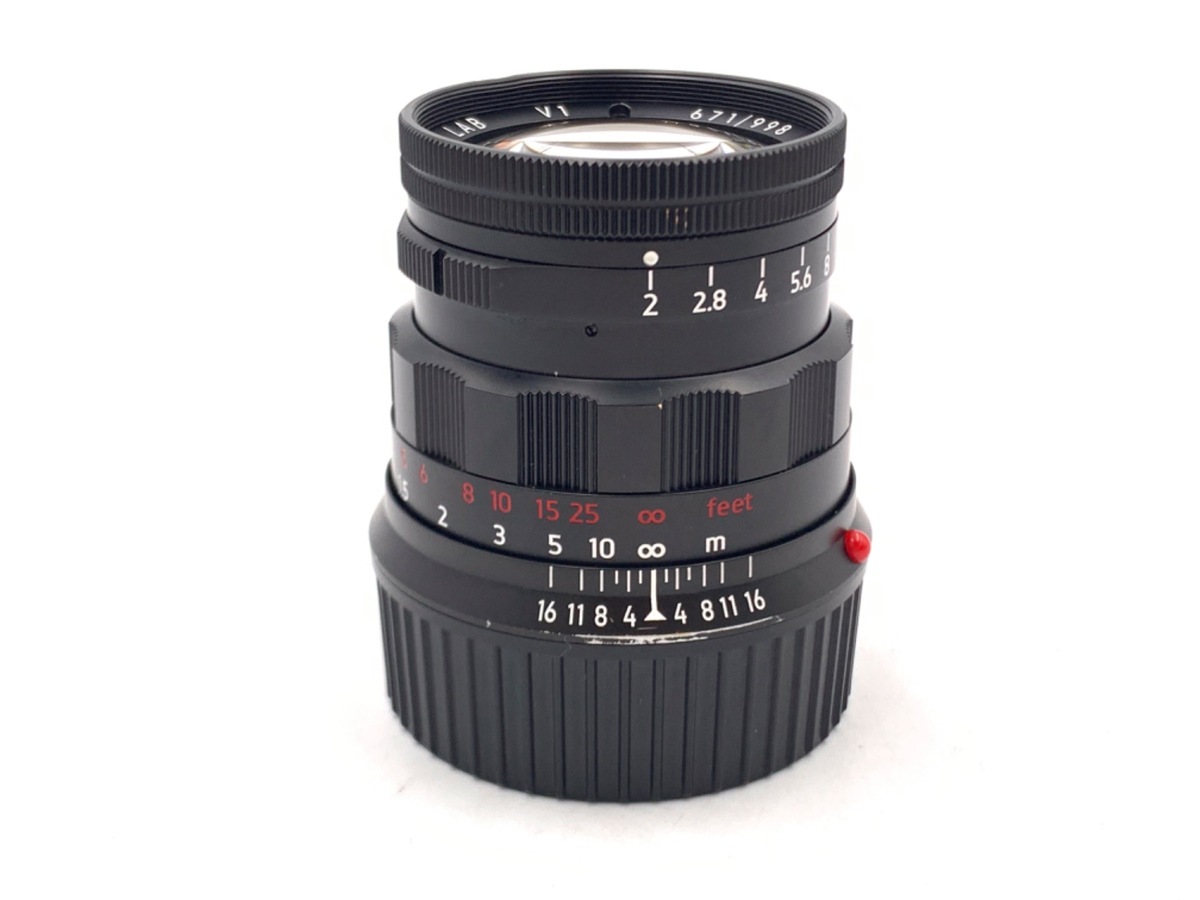 LIGHT LENS LAB M 50mm f/2 ライカM用 ブラックペイント