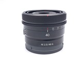 中古】ソニー FE 40mm F2.5 G [SEL40F25G] 在庫一覧｜カメラのキタムラ
