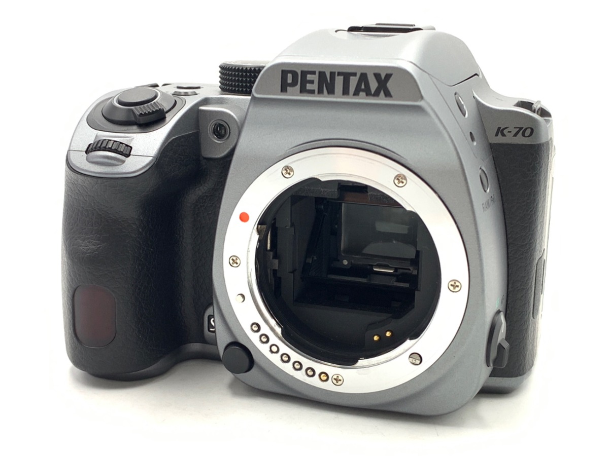PENTAX K-70 ボディ シルキーシルバー 中古：B(並品)】ペンタックス K-70 ボディ シルキーシルバー
