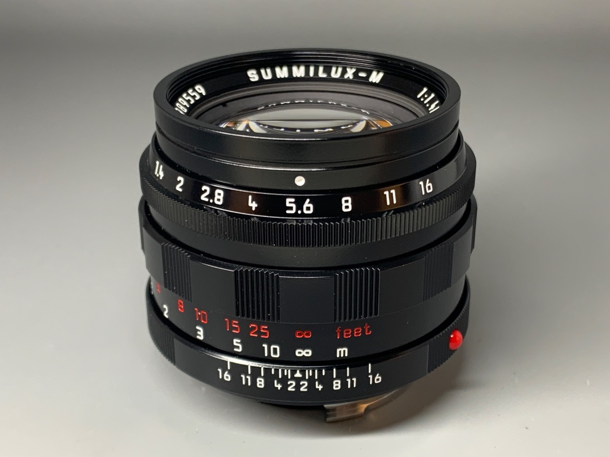 中古：AB(良品)】ライカ ズミルックスM f1.4/50mm グロッシーブラック