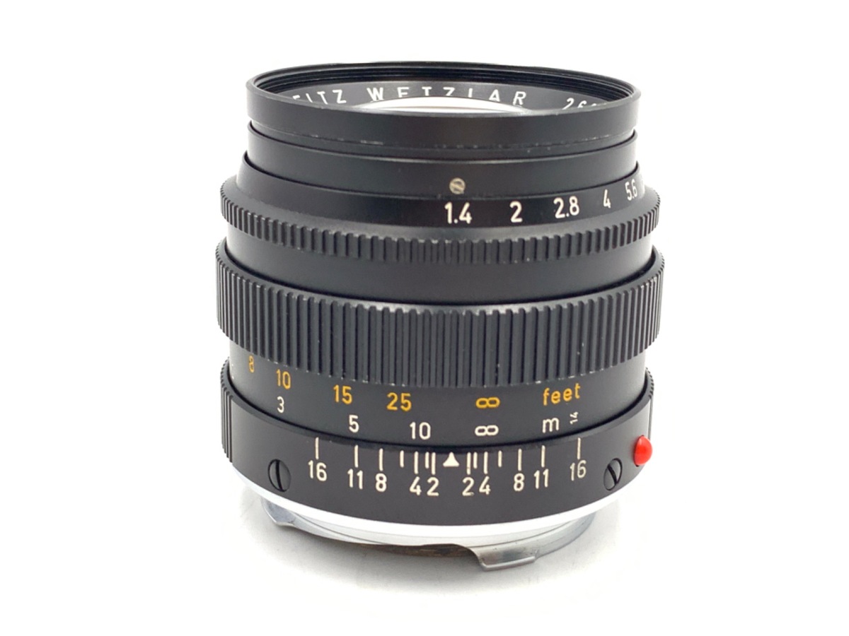 ライカ ズミルックスM 50mm F1.4 E43 ブラック 中古：B(並品)】ライカ ズミルックスM 50mm F1.4 E43 ブラック