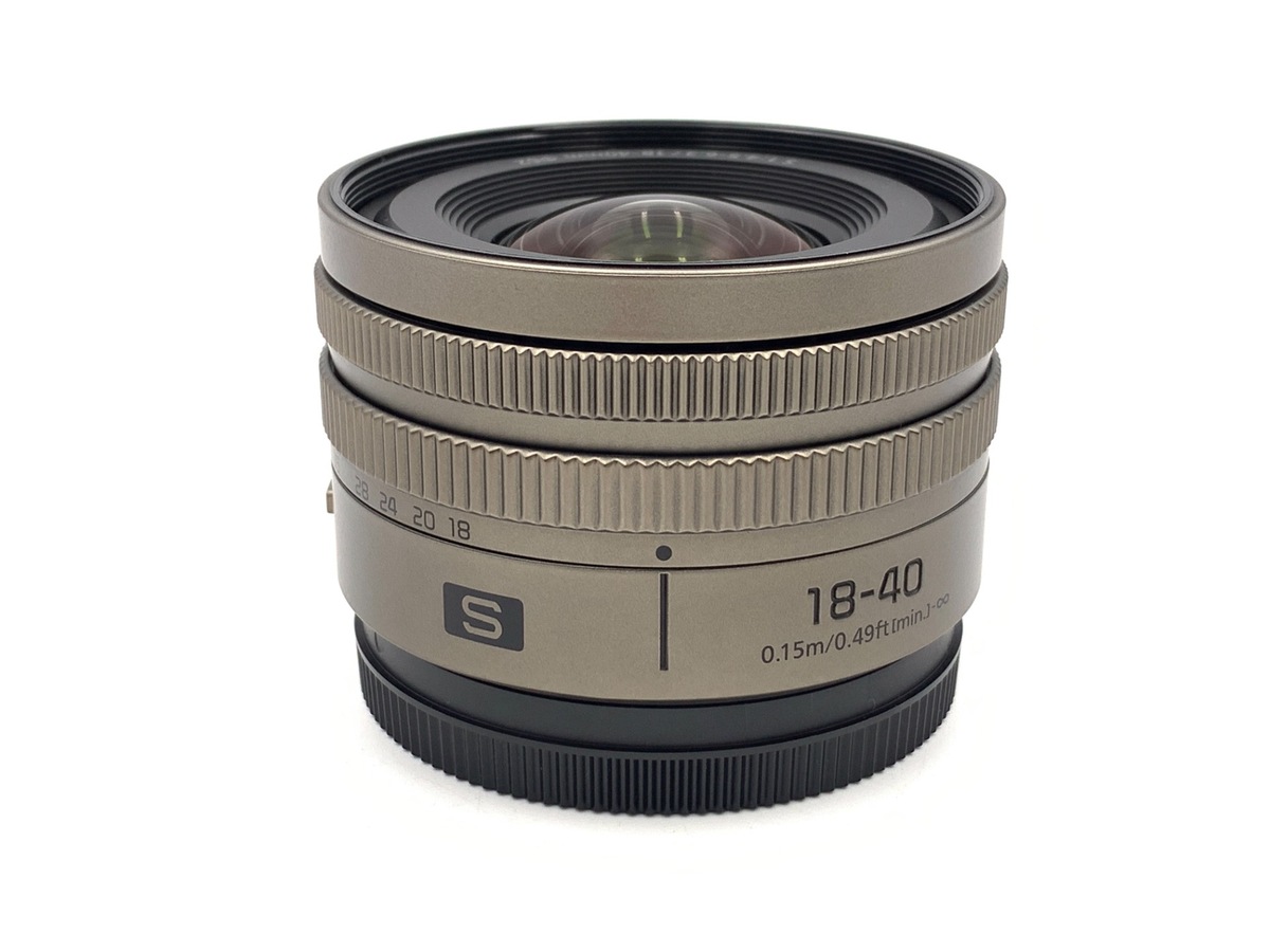【中古】パナソニック S 18-40mm F4.5-6.3 [S-R1840] チタンゴールド