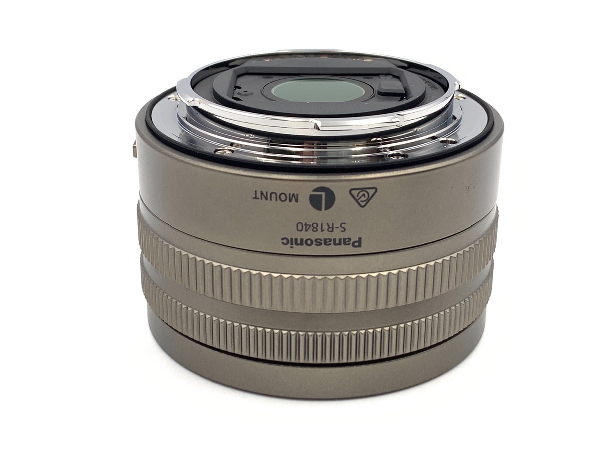 【中古】パナソニック S 18-40mm F4.5-6.3 [S-R1840] チタンゴールド