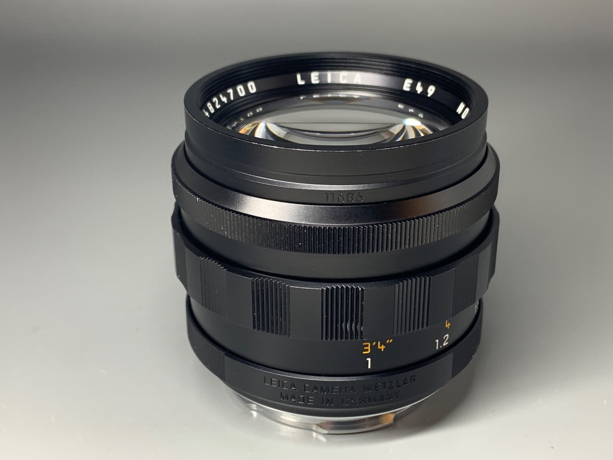 【中古】ライカ ノクティルックスM f1.2/50mm ASPH.ブラックアルマイト