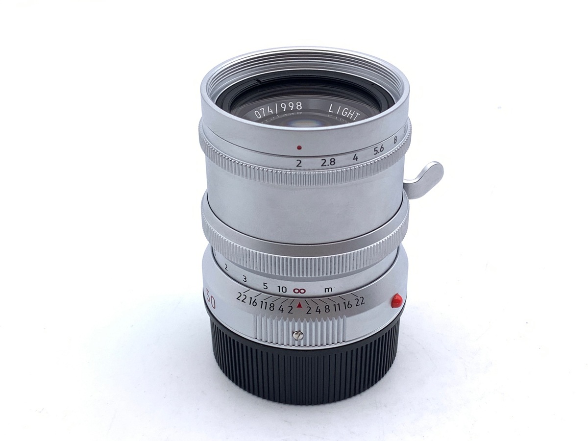 中古：AB(良品)】LIGHT LENS LAB M 50mm f/2 SPII ライカM用 シルバー