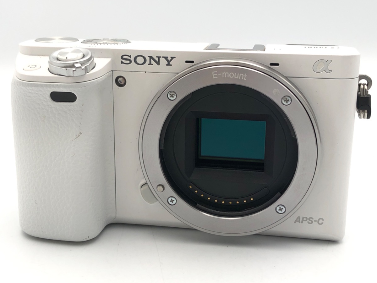 中古：AB(良品)】ソニー α6000 ボディ ホワイト [ILCE-6000