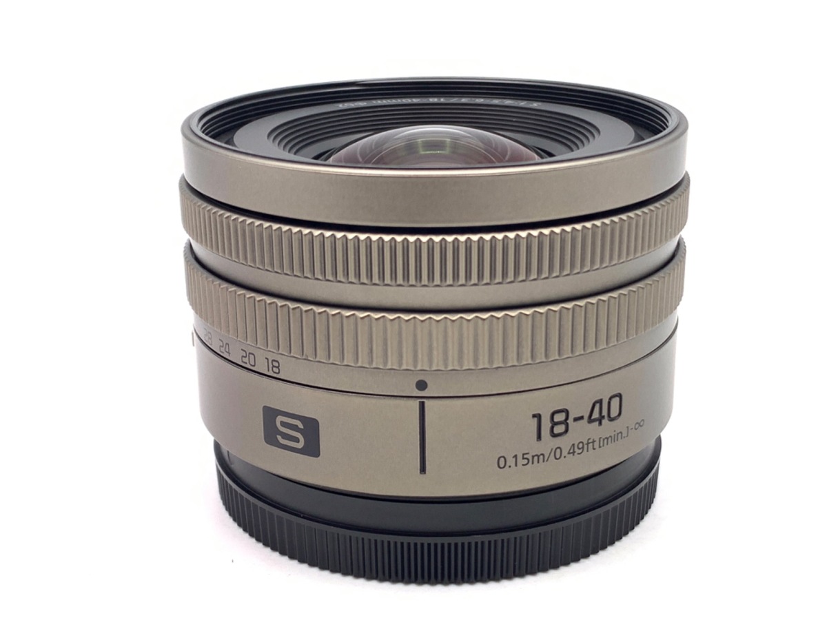 【中古】パナソニック S 18-40mm F4.5-6.3 [S-R1840] チタンゴールド