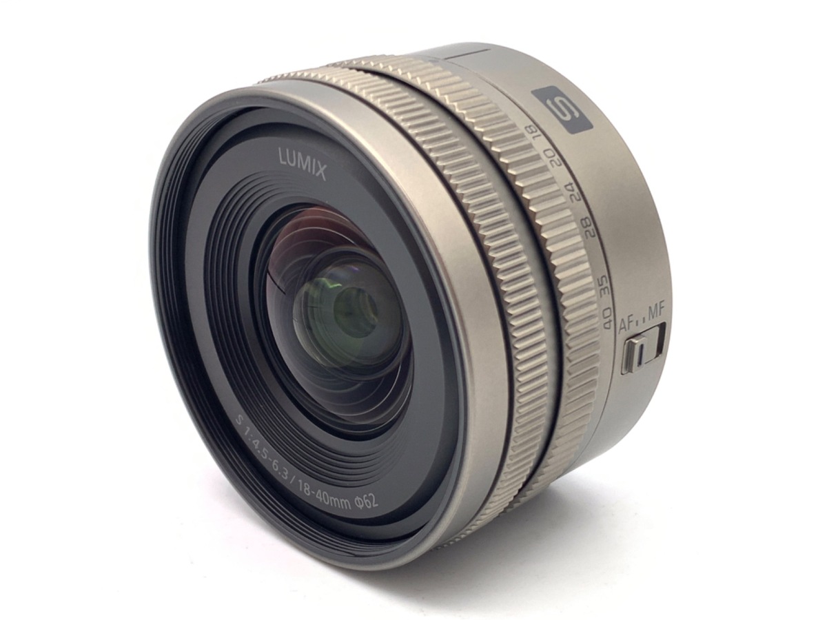 【中古】パナソニック S 18-40mm F4.5-6.3 [S-R1840] チタンゴールド