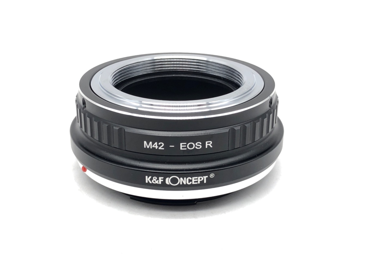 【中古】K&F Concept KF-42RF マウントアダプター [レンズ側：M42 ボディ側：キヤノンRF]